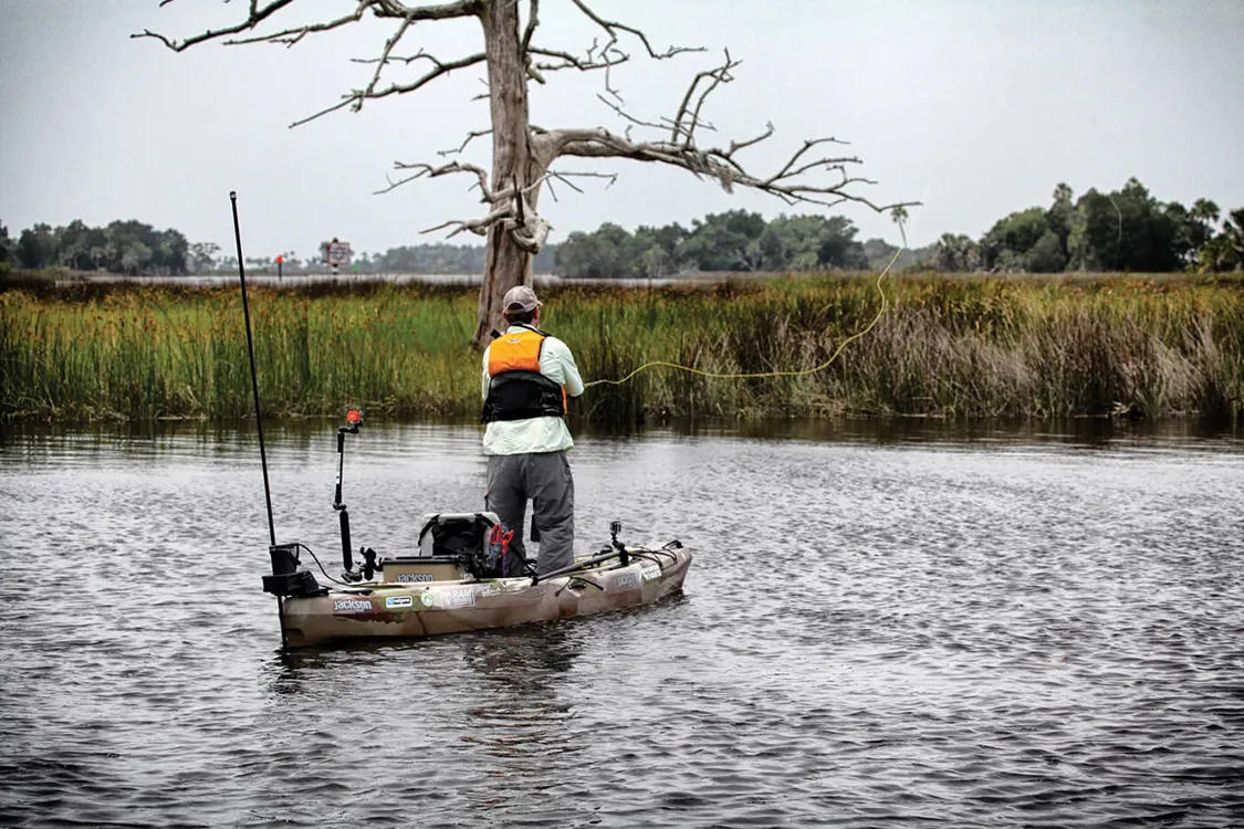 Before getting out on the water, equip your kayak with gear for every situation. Anchors and rod tethers offer convenience and safety, helping to keep your boat afloat while you’re fighting a big fish.