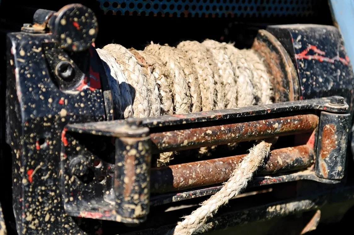 It’s worthy to note that synthetic rope can be vulnerable to abrasion, and requires inspections for frays and damage.