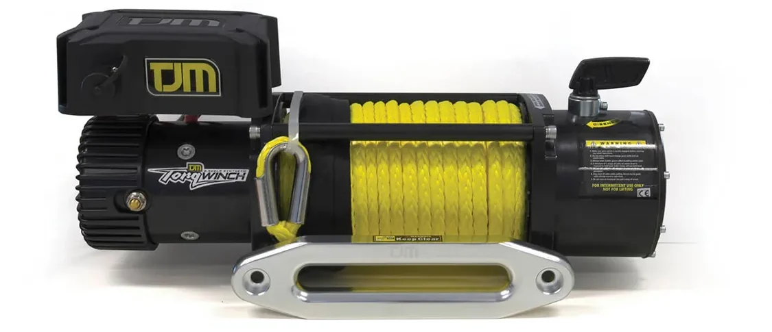 TJM TORQ WINCH 9,500LB SYNTHETIC ROPE