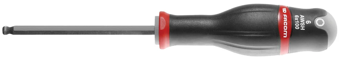 facom awsh metric ball hex protwist screwdrivers