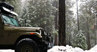 winter in yosemite