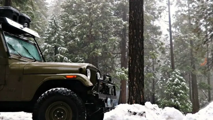 winter in yosemite