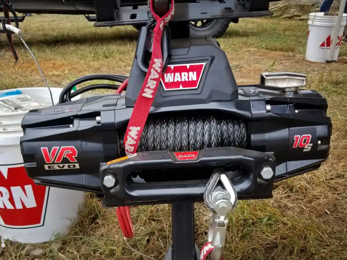 2019 Overland Expo East: Warn VR EVO winch on display