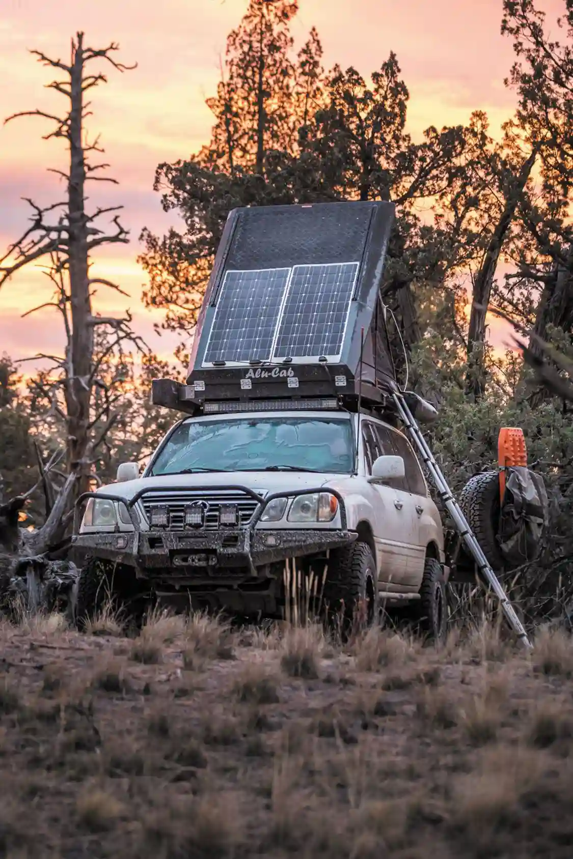 Lexus LX470 Alu Cab roof top ten open