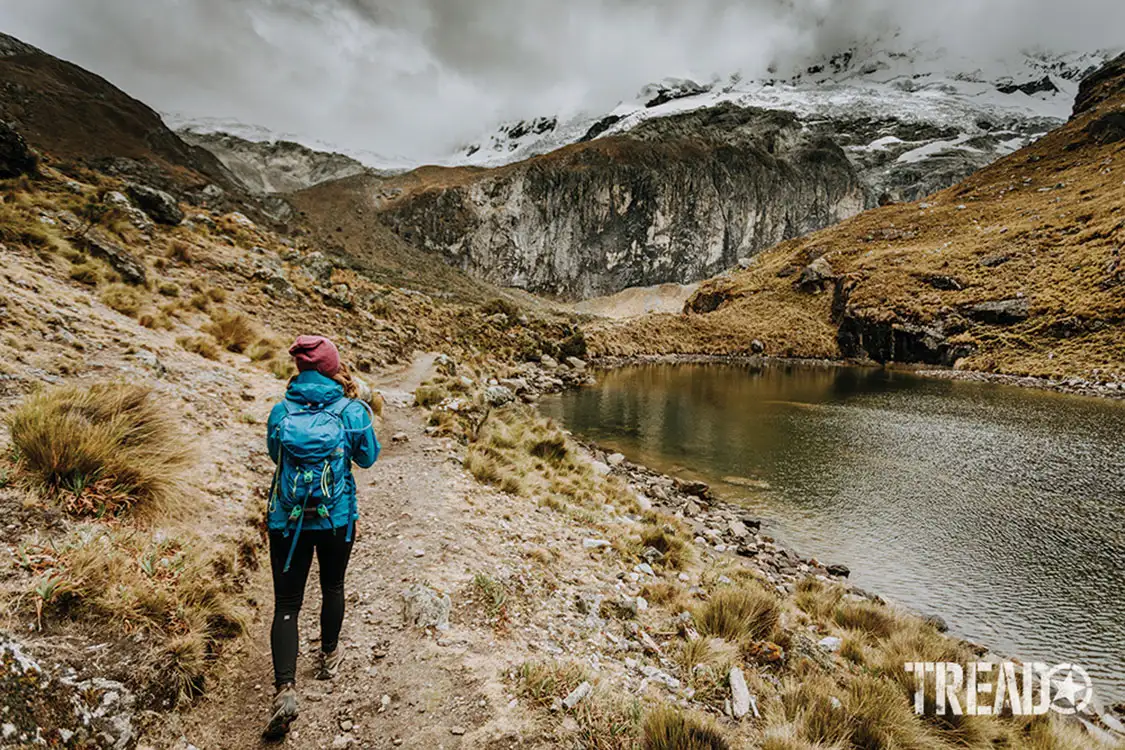 Enjoying the view during Perú’s Laguna 69 trek