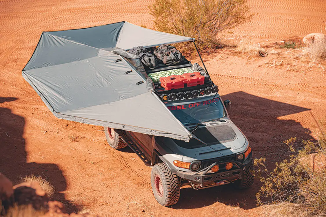 Overland vehicle systems 270 awning