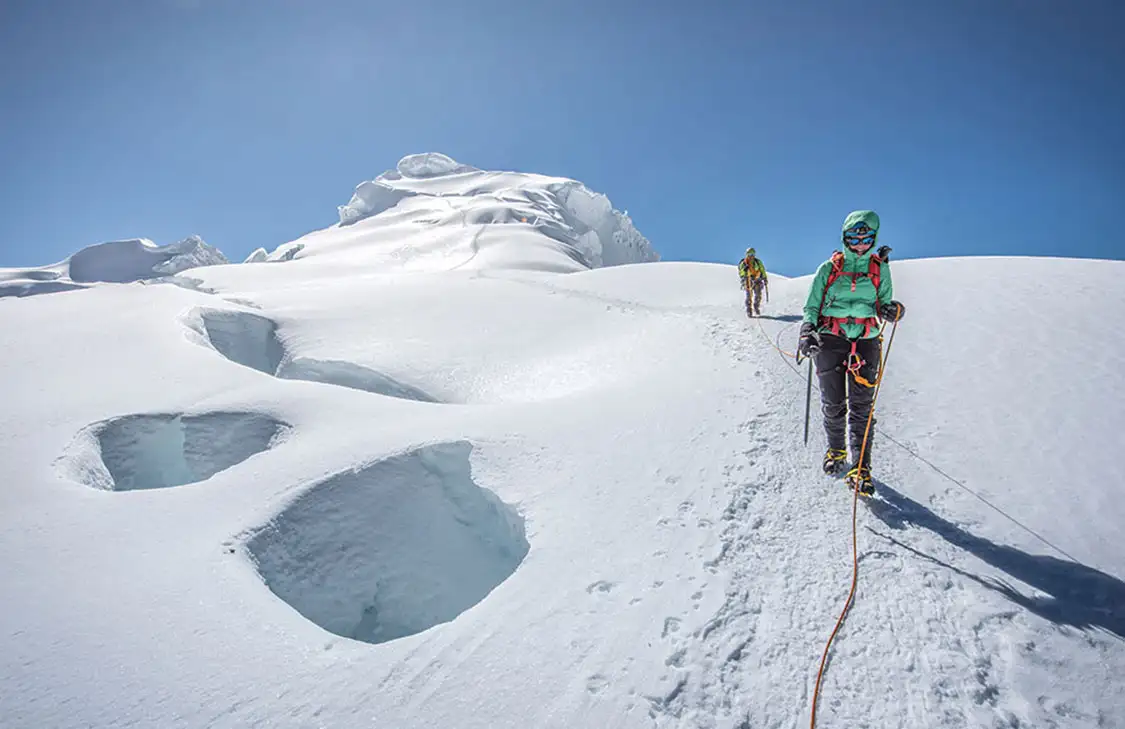 Summit of Mount Pisco, Perú