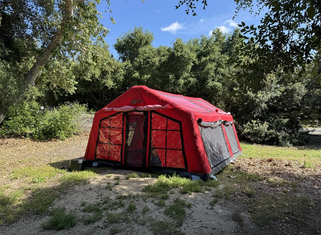 inflatable camping tent