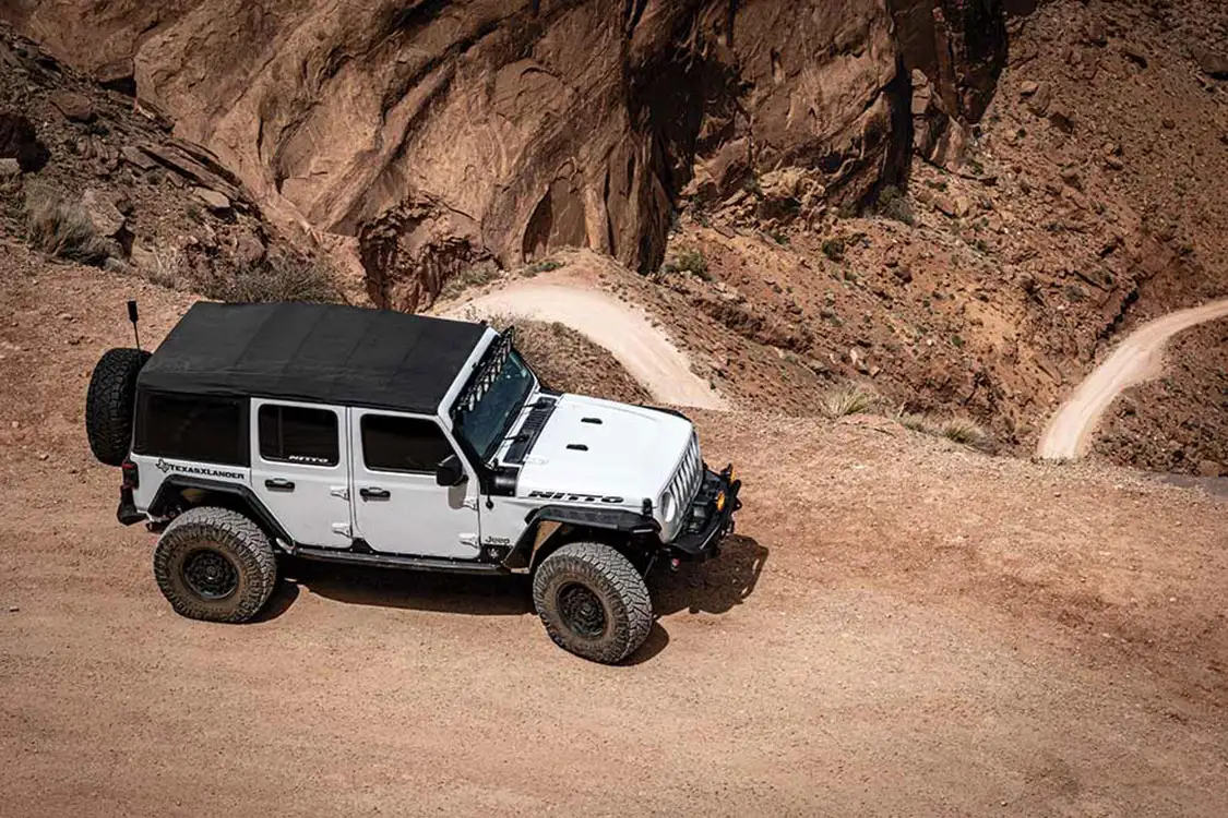 Overland Jeep View From the Top